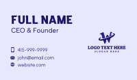 Orbit Company Letter W Business Card