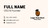 Coffee Bean Graduate Business Card