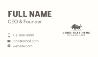 Wildlife Strong Bull  Business Card