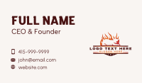 Pork Flame Barbecue Business Card