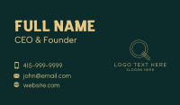 Minimal Business Card example 1