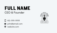 Shovel Gardener Landscaping Business Card Design