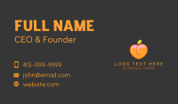 Sexy Peach Lingerie Business Card