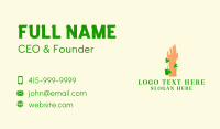 Eco friendly Hand  Business Card Design