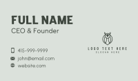 Night Owl  Animal Business Card