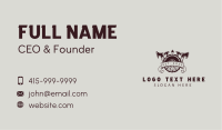 Carpentry Wood Saw Business Card