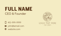 Camping Business Card example 2