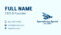 Blue Flying Dove Business Card