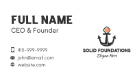 Sushi Sashimi Anchor Business Card