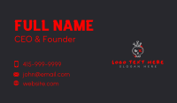 Graffiti Skull Crown Business Card