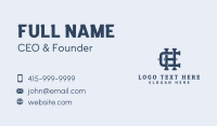 College Varsity C & H Business Card