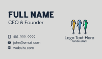 Fishing Hook Business Card example 2