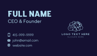 Digital Cyber Brain Business Card