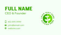 Natural Organic Farming Business Card