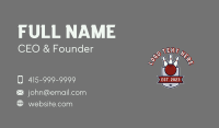 Tournament Sports Bowling Business Card