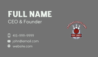 Tournament Sports Bowling Business Card