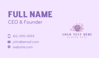 Yarn Ball Knitting Business Card Design