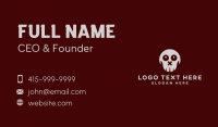 Mad Robot Skull Business Card
