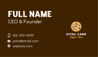 Cookie Biscuit Clock Business Card