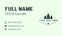 South Dakota Spruce Tree Business Card