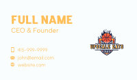 Basketball Net Shield Business Card Image Preview