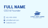 Blue Ship Bag Business Card