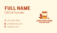 Mason Jar Spices Business Card