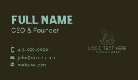 Christmas Candle Lighting Business Card