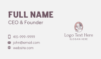 Woman Organic Beauty Business Card