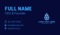 Distilled Water Drop  Business Card