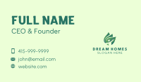 Eco Friendly Human Leaf Business Card
