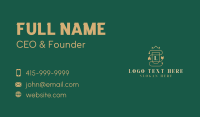 Elegant Flower Crown Business Card