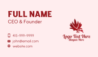 Red Maple Eagle  Business Card