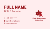Maple Leaf Business Card example 4
