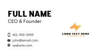 Power Technology Electric Business Card