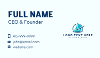 Sailor Boat Travel Business Card Design