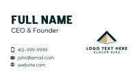 Corporate Pyramid Arrow Business Card