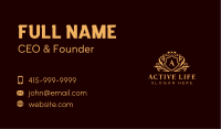 Luxury Royal Ornament  Business Card