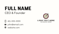 Dartboard Target Business Card