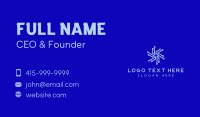 Snowflake Digital Circuit Business Card