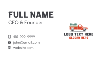 Beer Brewer Truck Delivery Business Card