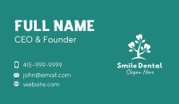 Dentist Tooth Plant Business Card Image Preview
