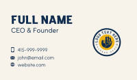 Baseball Club Badge Business Card