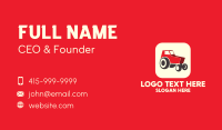 Red Farm Tractor App Business Card