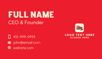 Red Farm Tractor App Business Card