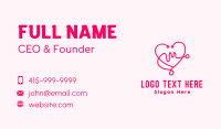 Heart Care Hospital Business Card