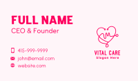 Heart Care Hospital Business Card Image Preview