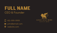 Wild Lion Wings Business Card