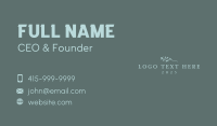 Scent Business Card example 2