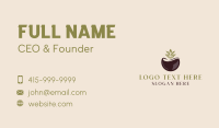 Healthy Organic Coconut Business Card Design